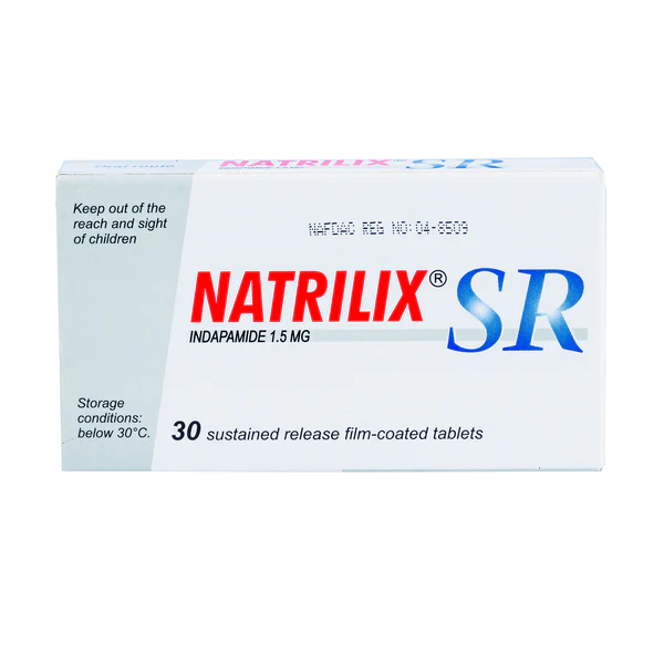 natrilix sr indapamide mg tabs x kdkcn x