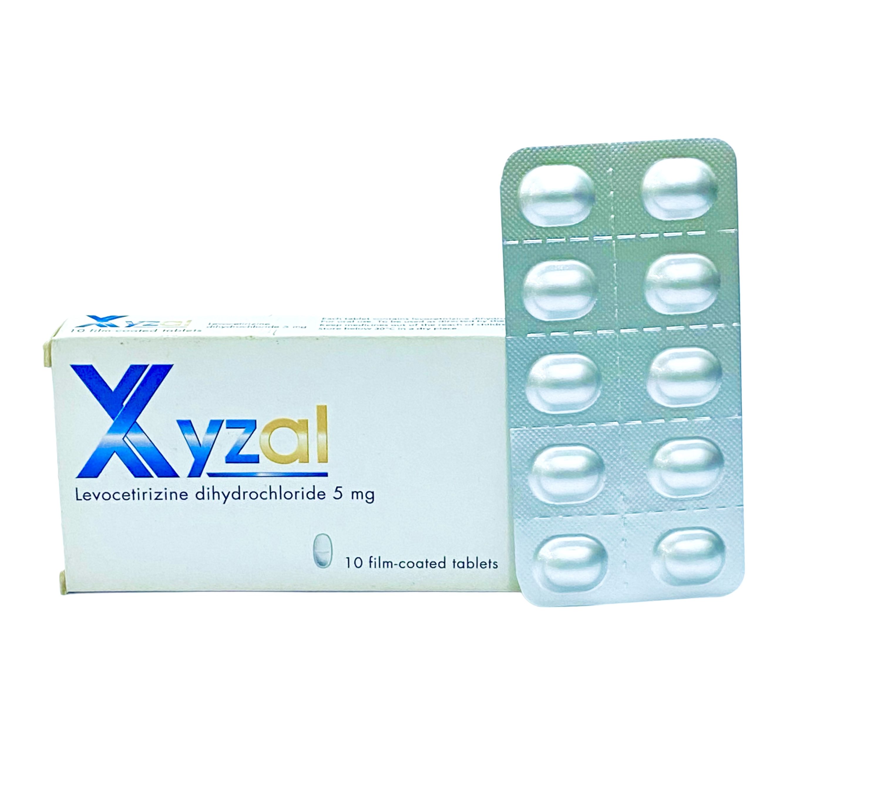 Xyzal Tablets 5mg (Levocetirizine) x10 | MedeCify