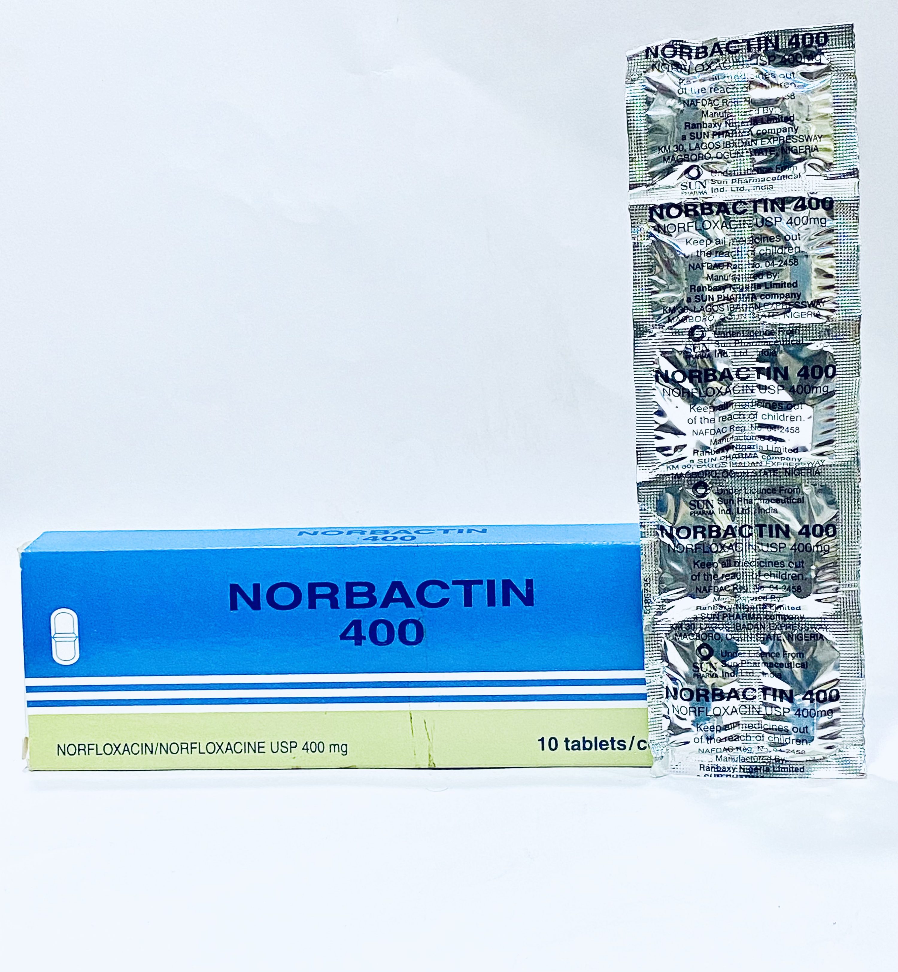 Norbactin 400mg Tablet (Norfloxacin) x10 | MedeCify