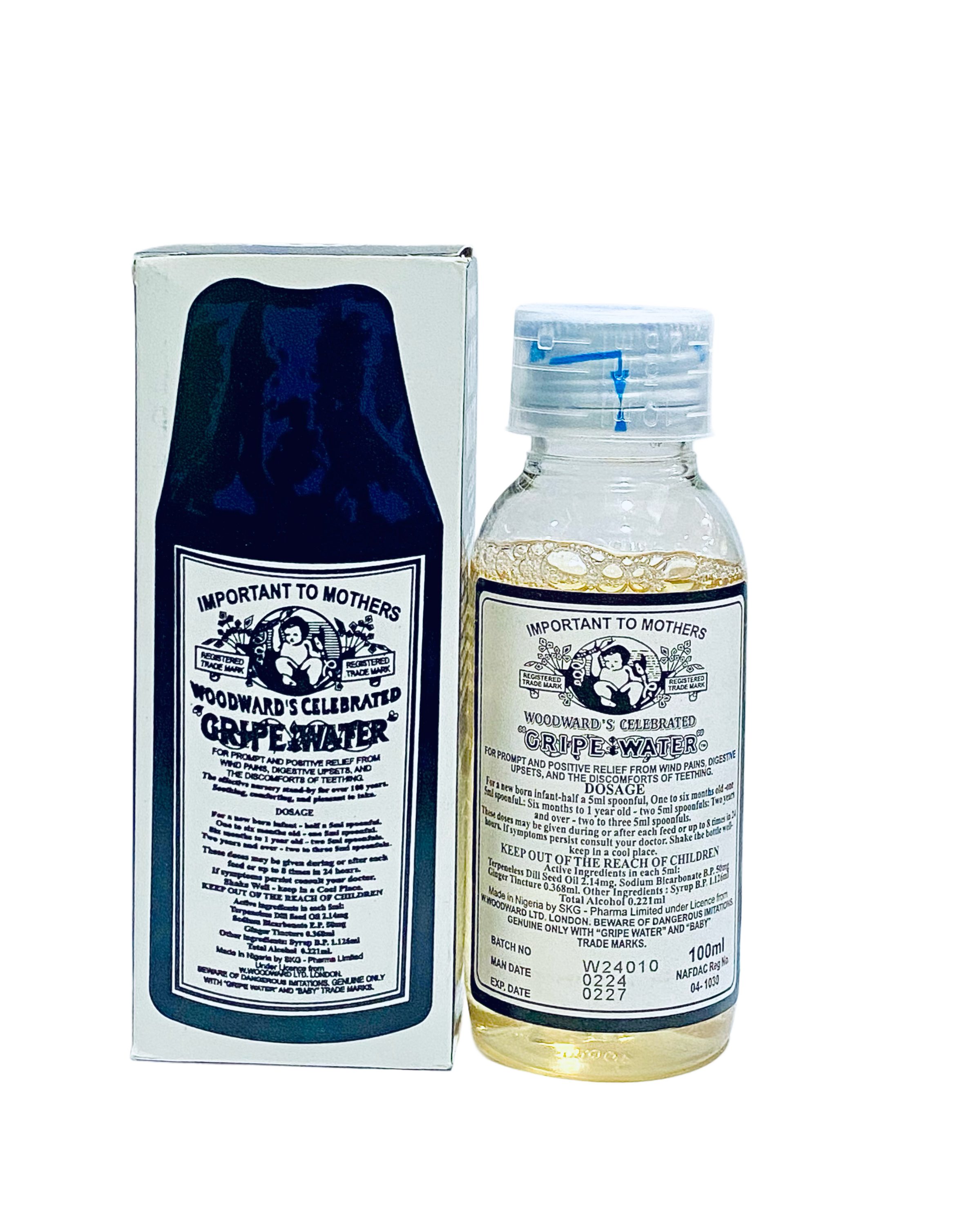 Woodward's Gripe Water (Wind Pain) x100ml MedeCify