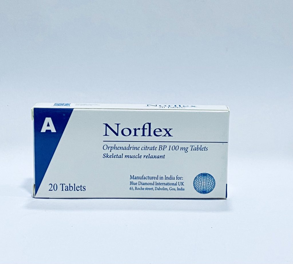 Norflex Tablet 100mg (Orphenadrine) x20 | MedeCify