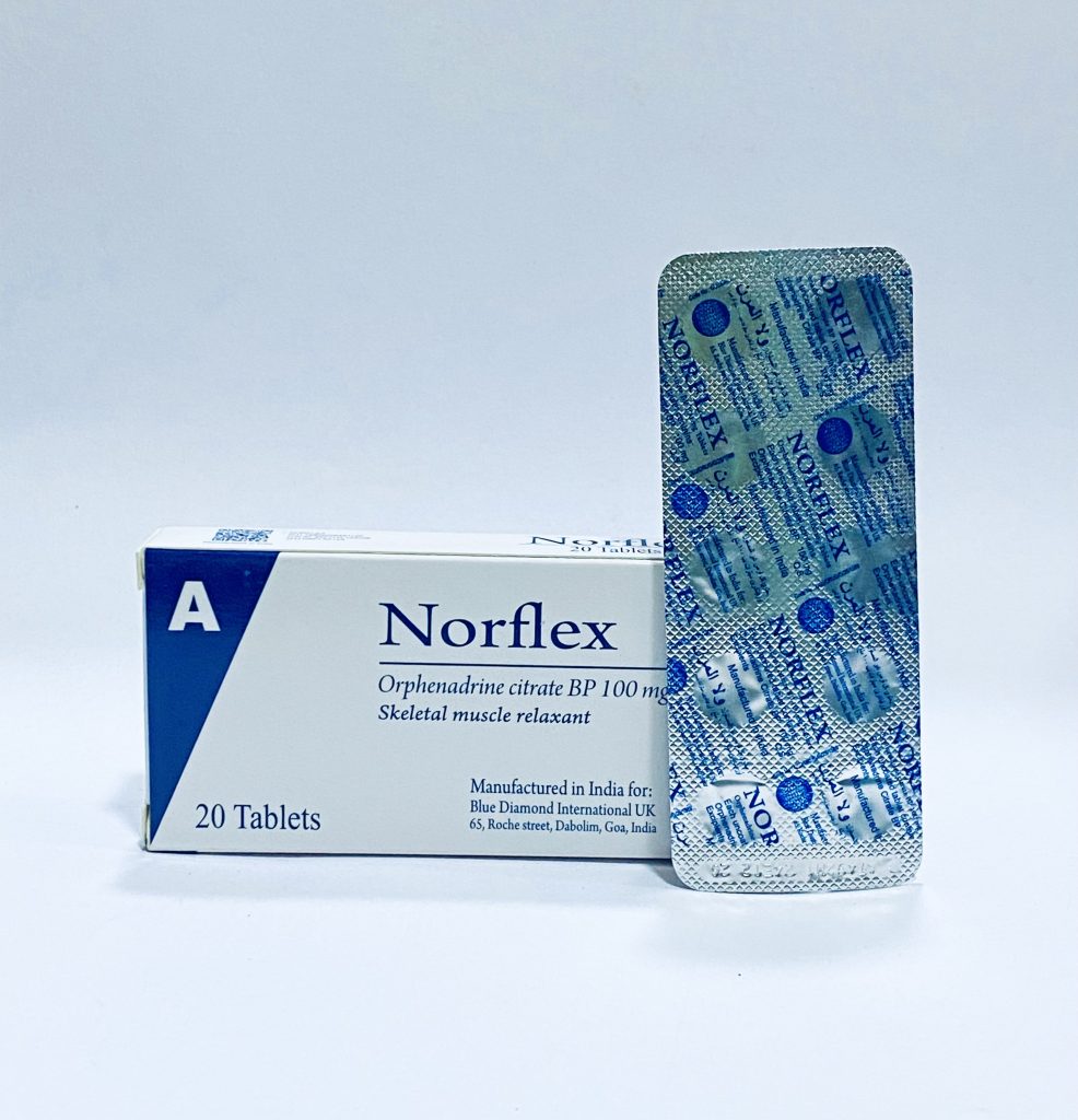 Norflex Tablet 100mg (Orphenadrine) x20 | MedeCify