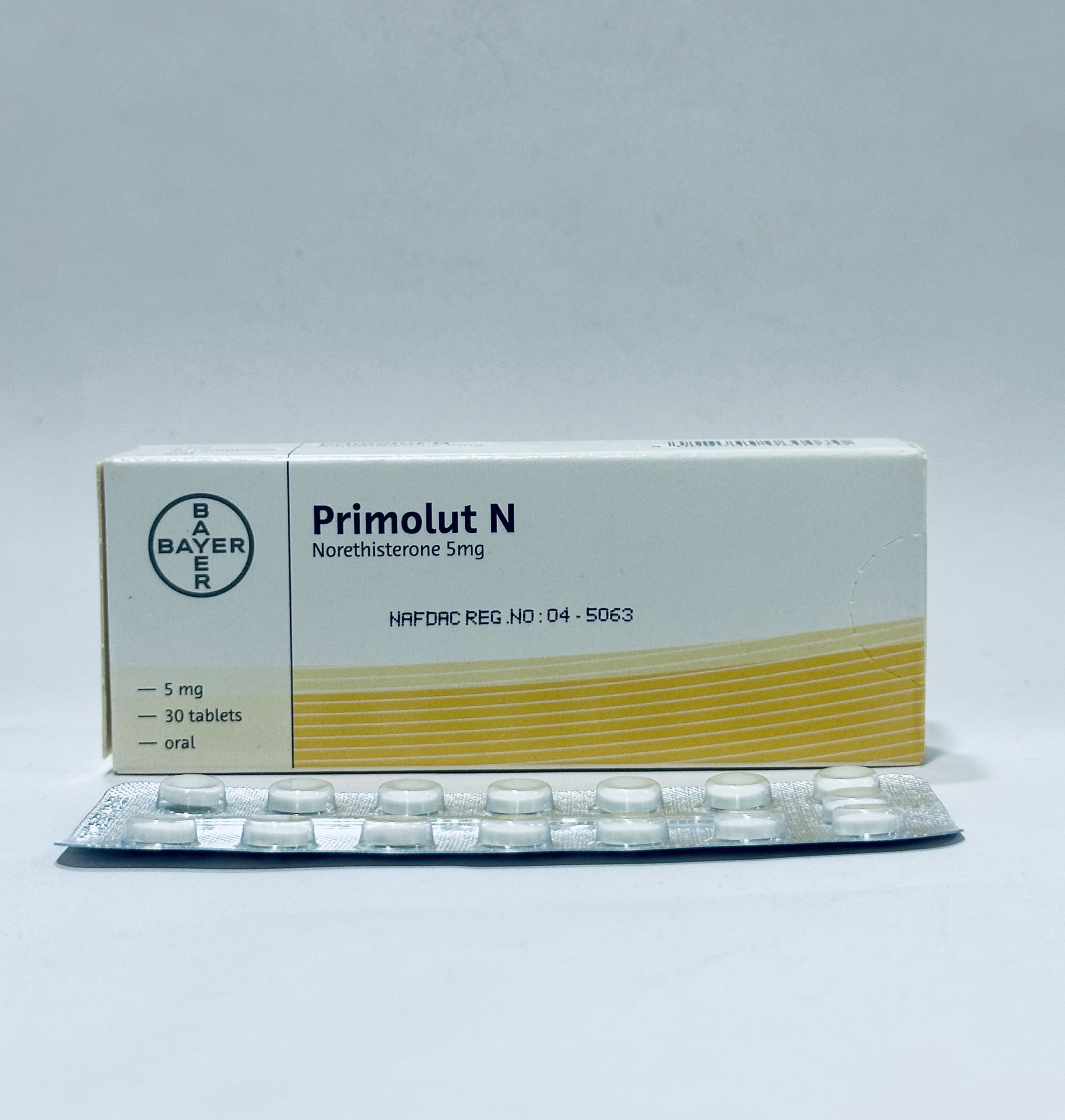 Primolut N 5mg Tablet (Norethisterone) x30 | MedeCify