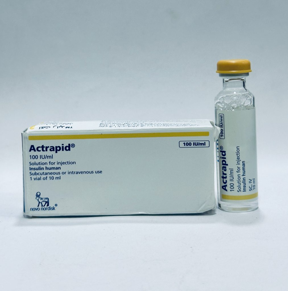 Actrapid 100IU Insulin Vial 10 ml | MedeCify