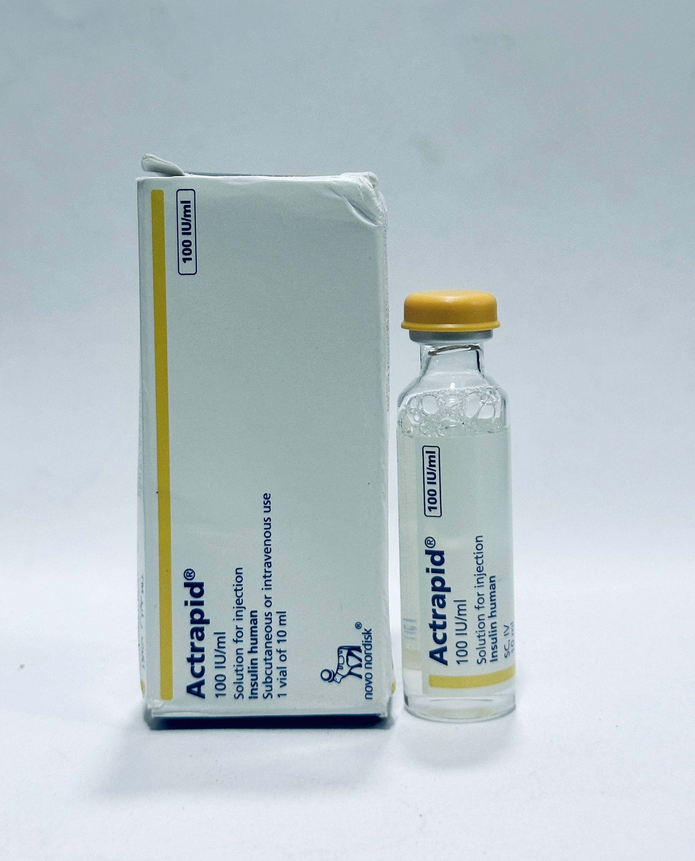 Actrapid 100IU Insulin Vial 10 ml | MedeCify