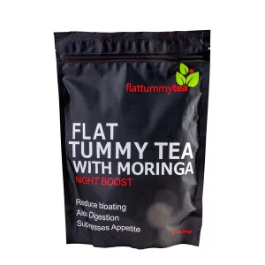 flat tummy tea with moringa teabags x ohfiu x
