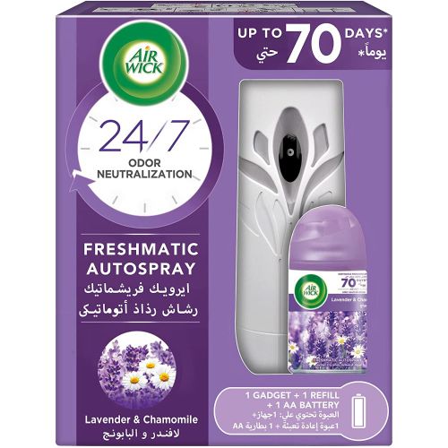 Airwick Freshmatic Complete Automatic Spray Air Freshener – Lavender