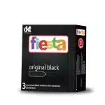 Fiesta Original Black Condom 3In1