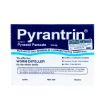 Pyrantrin Pyrantel Pamoate 125mg x6 Tablets