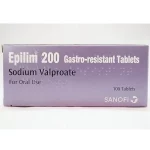 Epilim 200mg -Sodium valproate (Blister) X10
