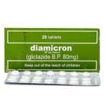 Diamicron 80mg Tablet X20