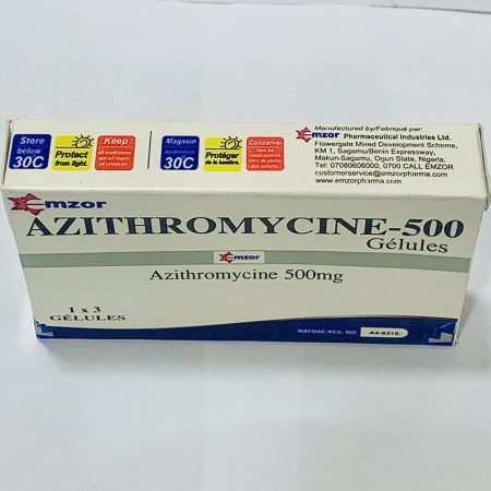 Emzor Azithromycin 500mg