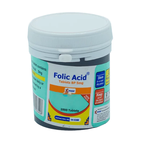 Emzor Folic Acid mg