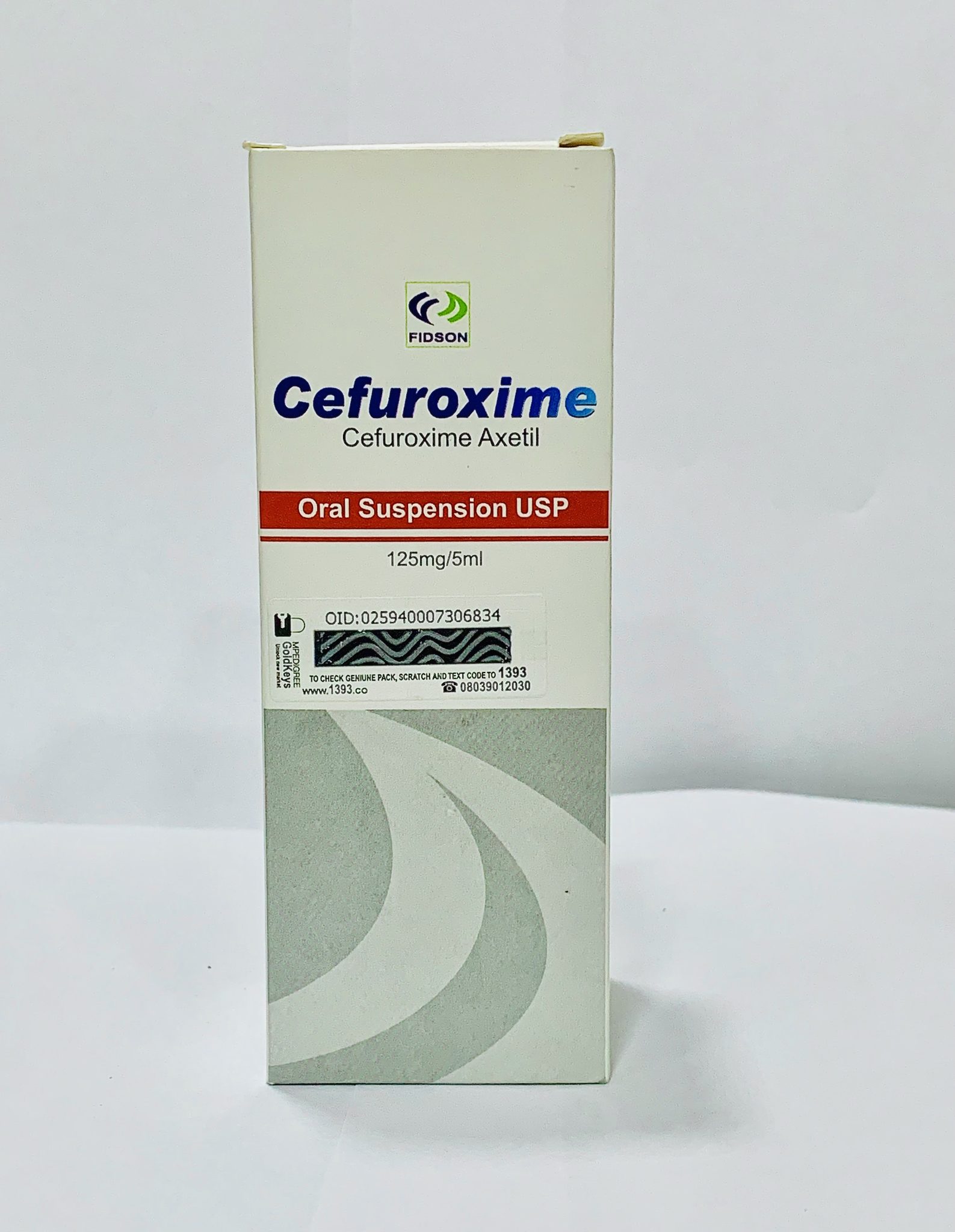 Fidson Cefuroxime Suspension 125g 100ml MedeCify