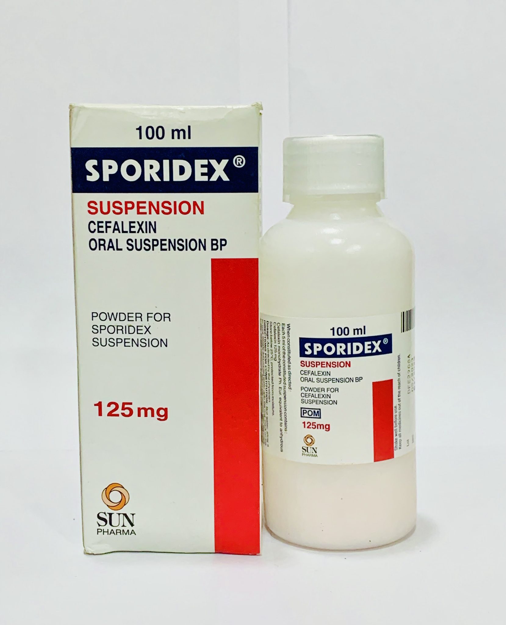 Sporidex Suspension 125mg/5ml (Cefalexin) | MedeCify