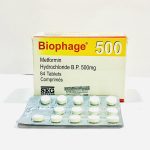 Biophage 500mg Tablet (Metformin) x84