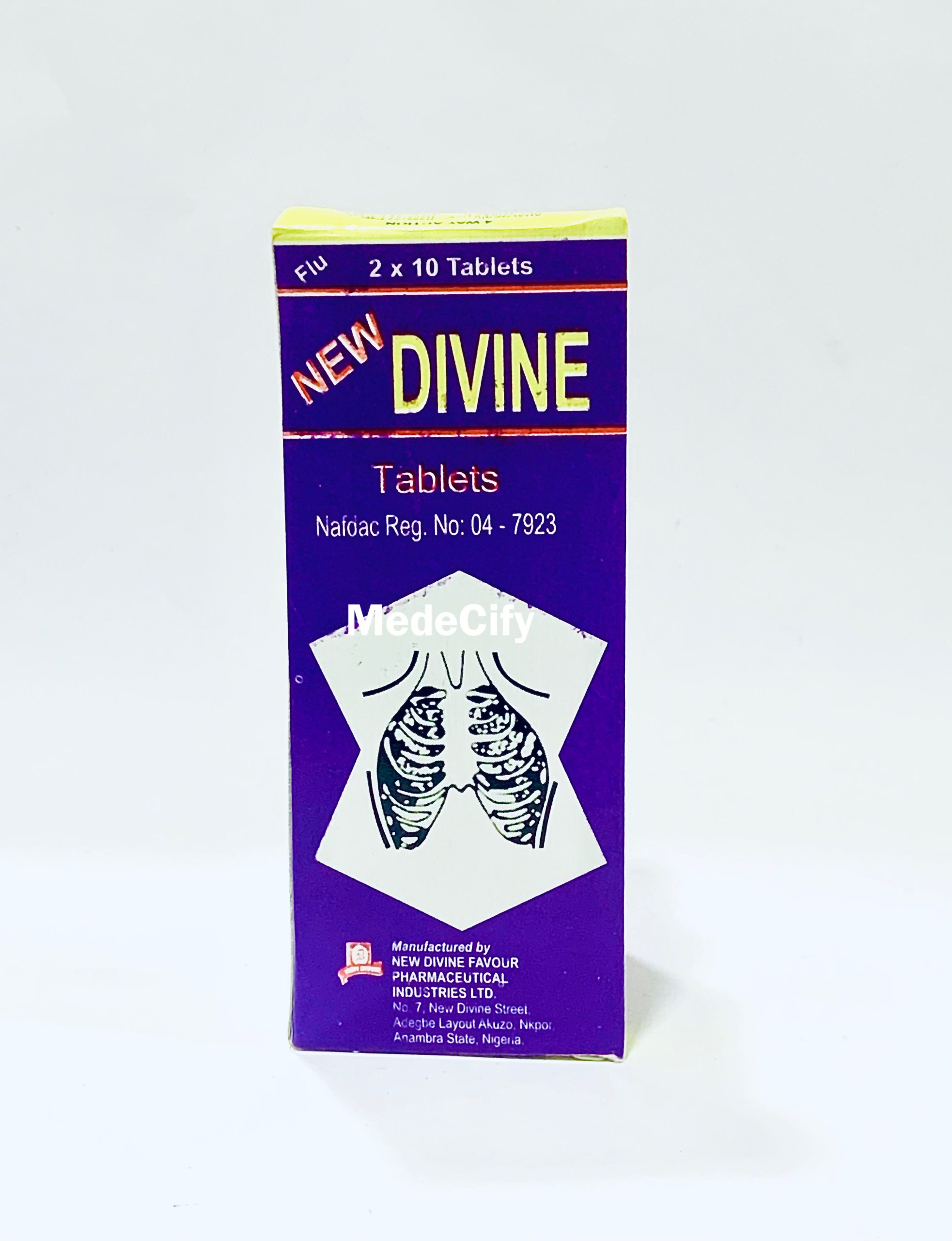 New divine chest and lung tablet