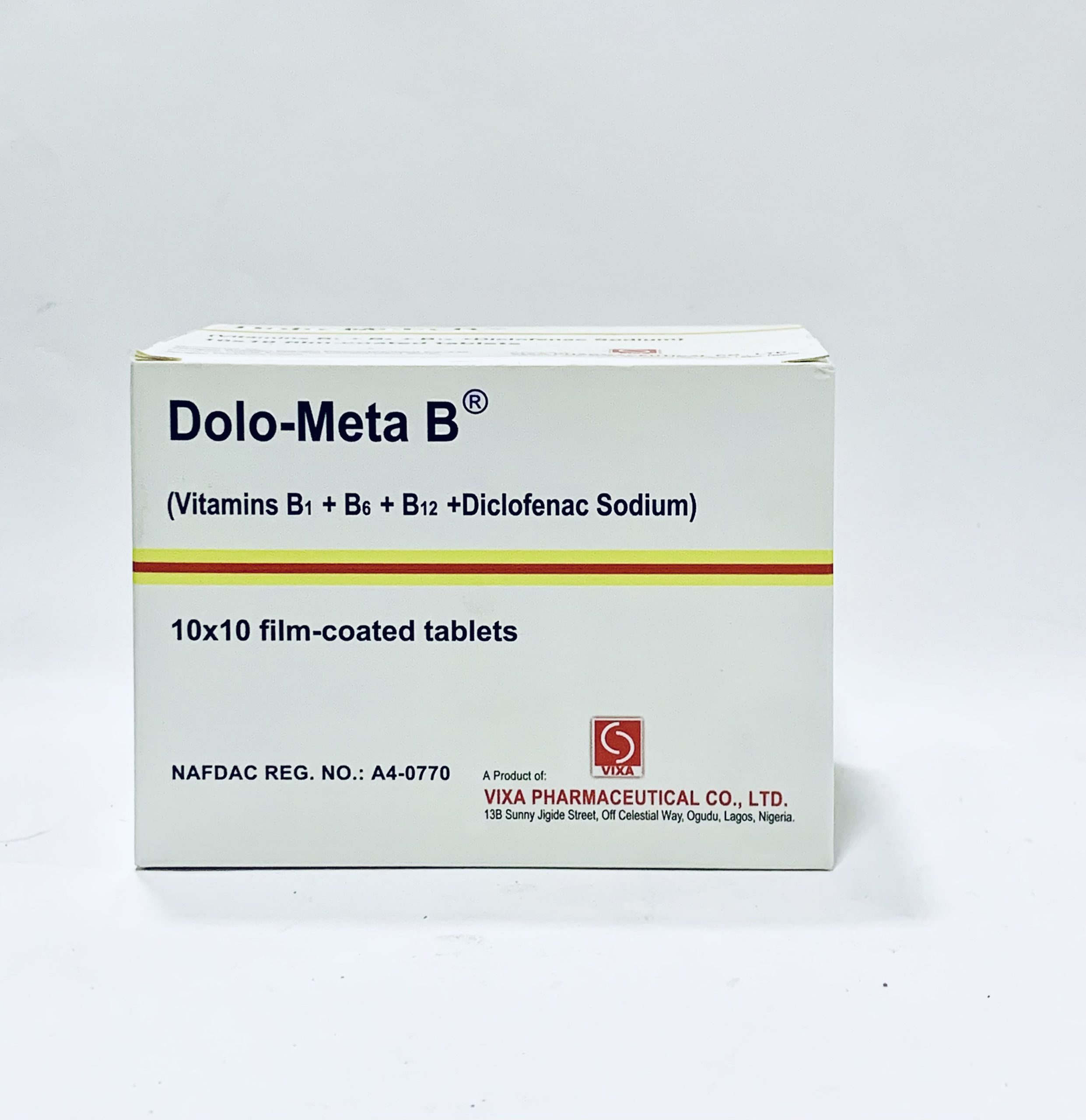 Dolo Meta B Tablet(Vit B1+B6+B12) | MedeCify