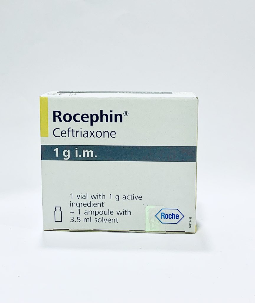 Rocephin Injection IM 1G (Ceftriaxone) | MedeCify