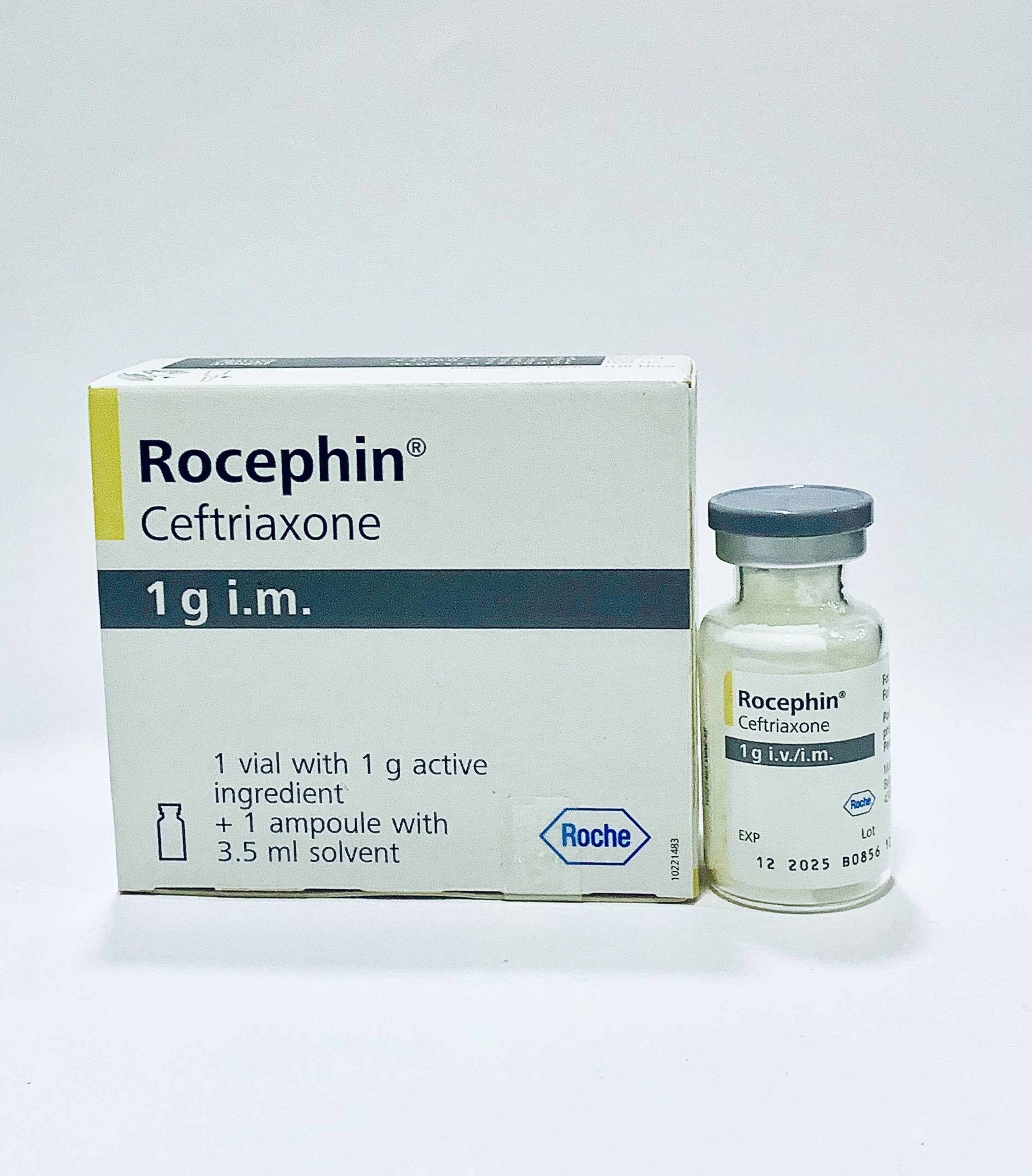 Rocephin Injection IM 1G (Ceftriaxone) | MedeCify