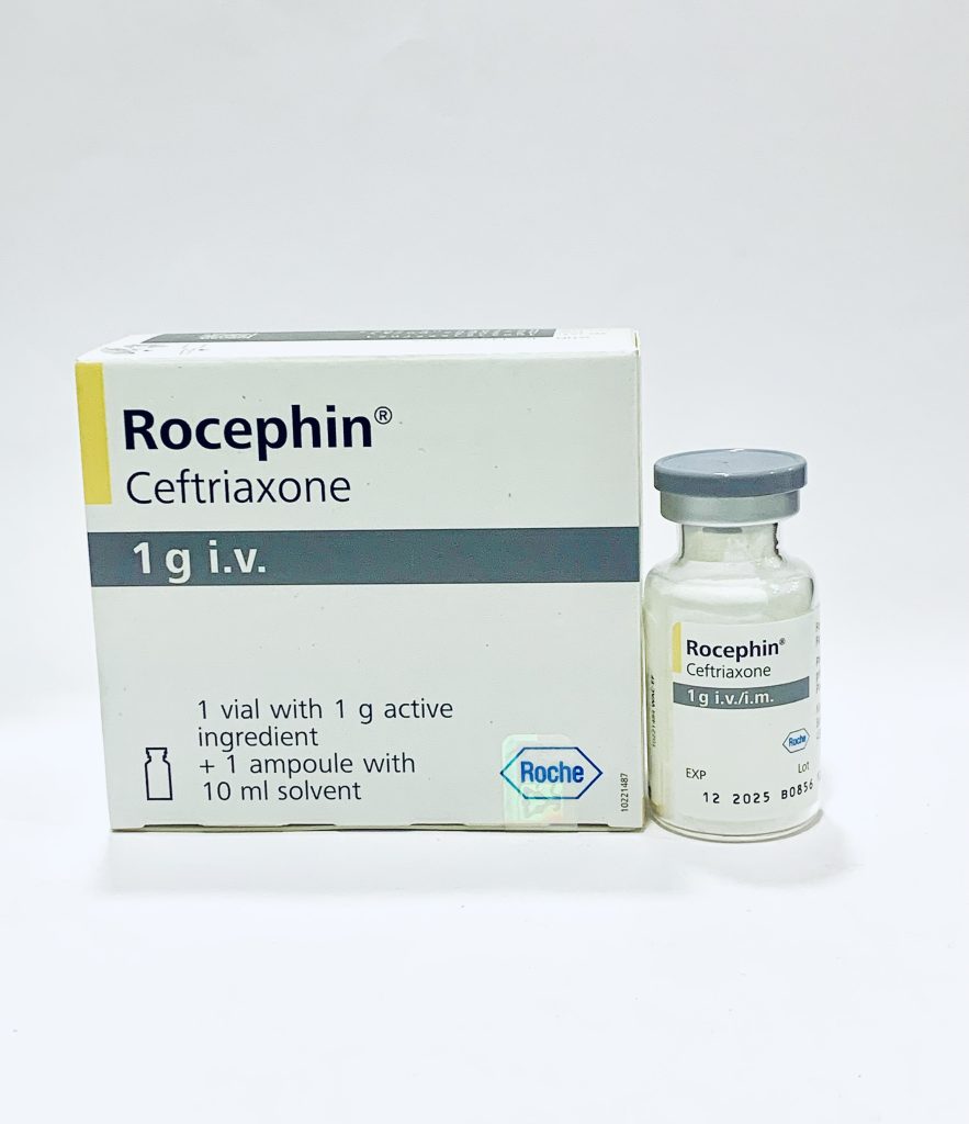 Rocephin Injection IV 1G (Ceftriaxone) | MedeCify