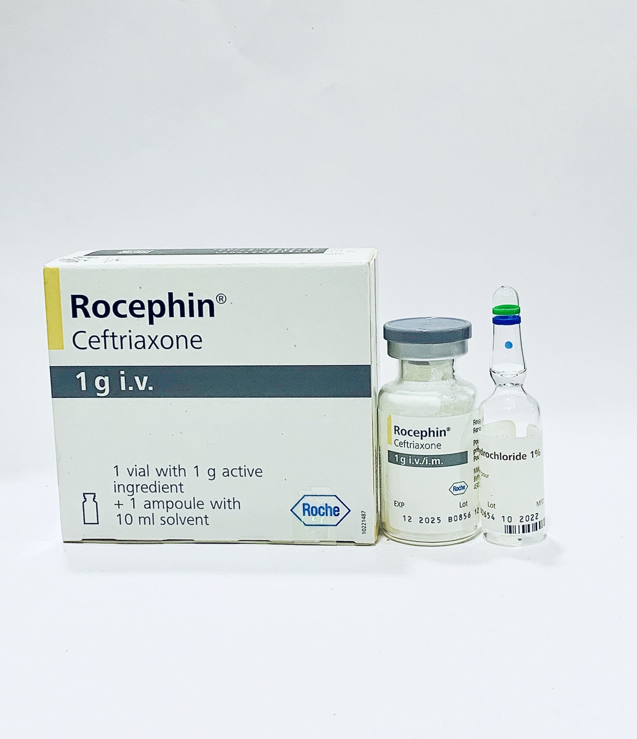 Rocephin Injection IV 1G (Ceftriaxone) | MedeCify