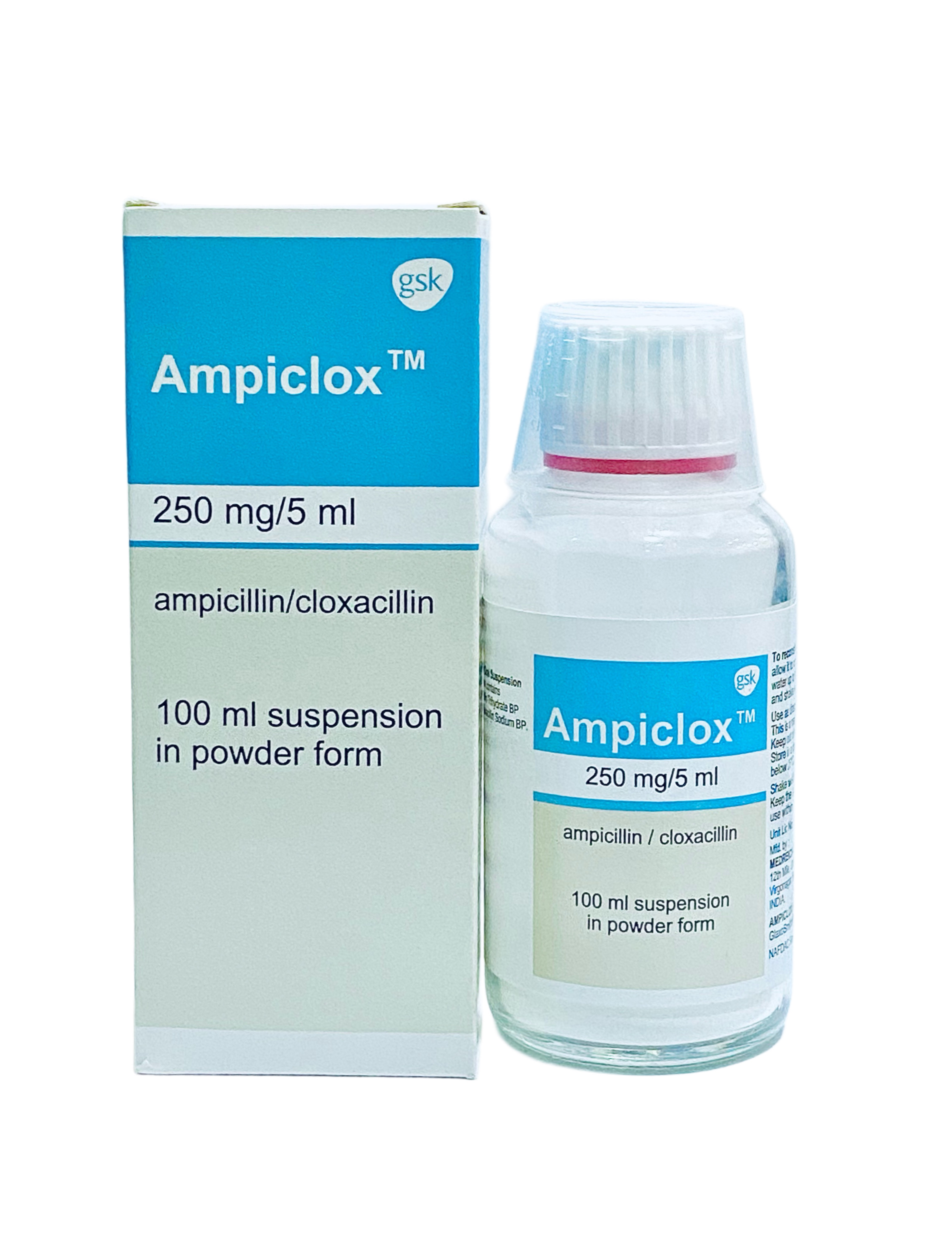 Ampiclox Beecham Suspension 250mg/5ml | MedeCify