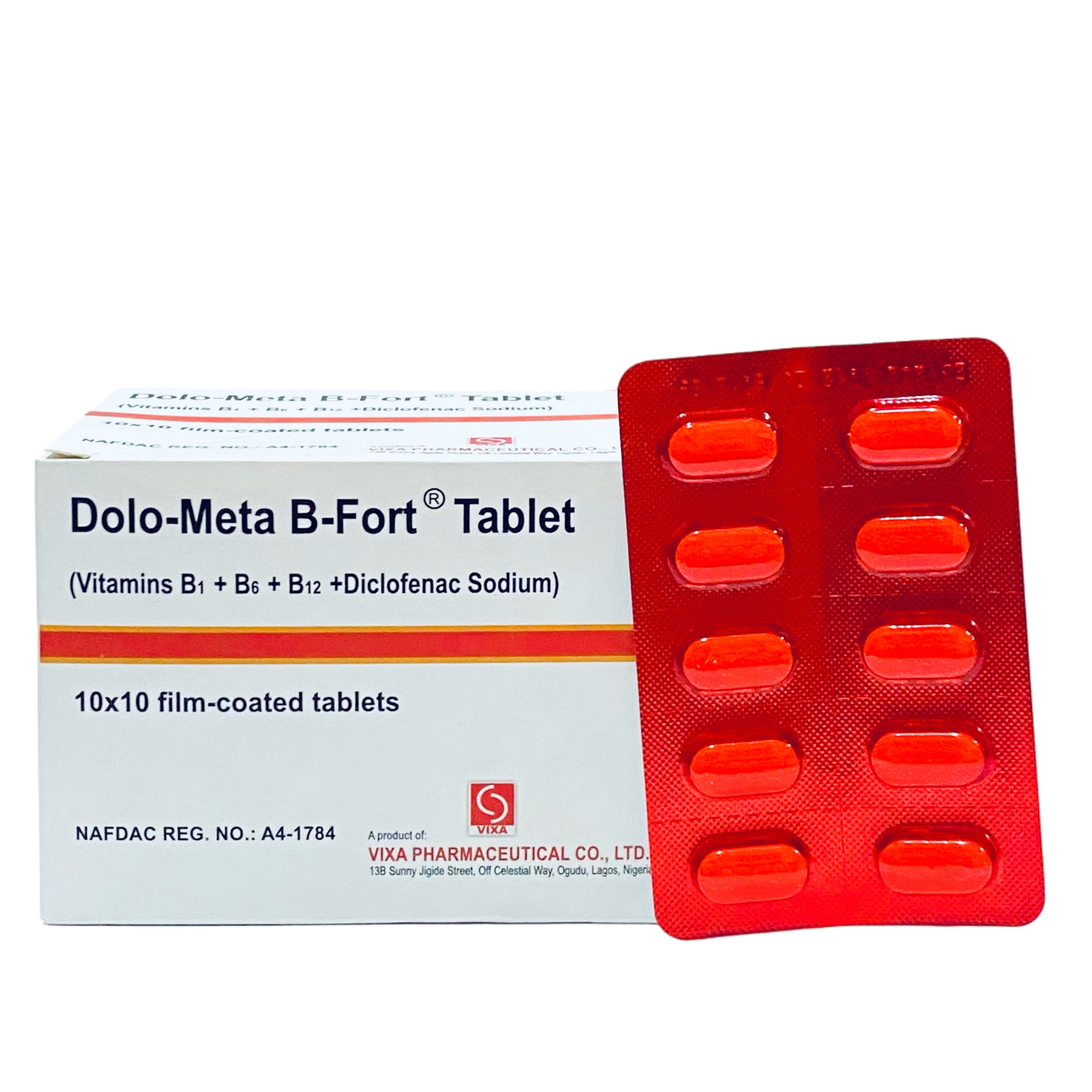 Dolo Meta B Tablet(Vit B1+B6+B12) | MedeCify