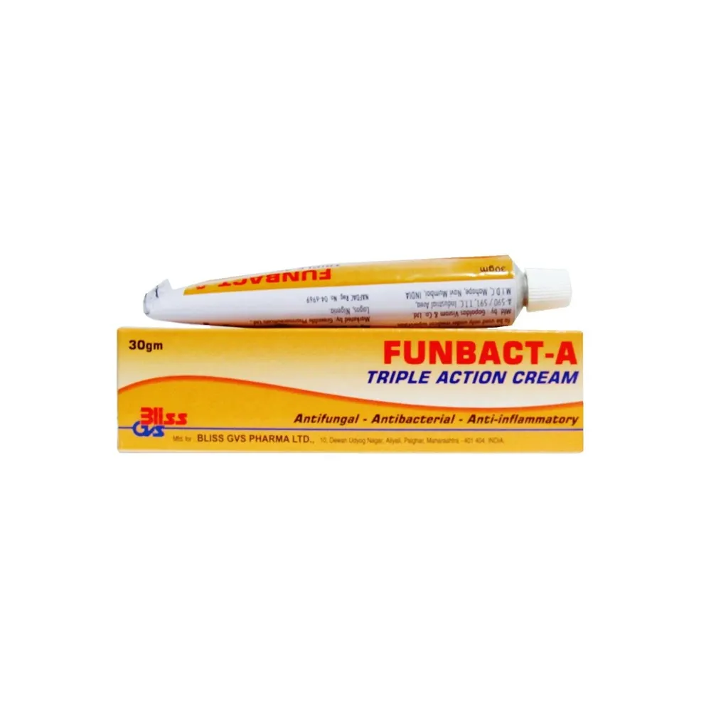 Funbact-A Triple Action Cream x30g | MedeCify