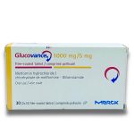 Glucovance 1000mg/5mg Tablet x30