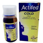 Actifed Syrup Cold (Triprolidine) x60ml