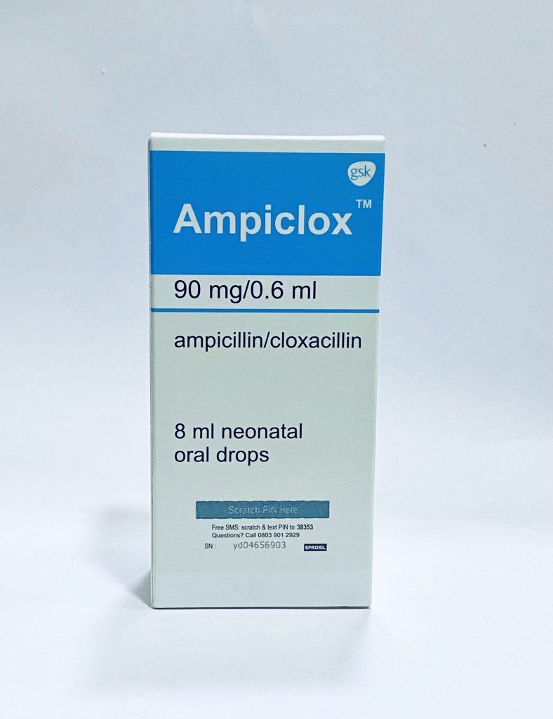 Ampiclox Drops Neonatal Beecham 8ml | MedeCify