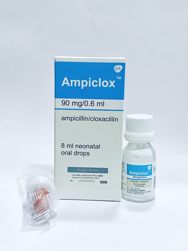 Ampiclox Drops Neonatal Beecham 8ml | MedeCify