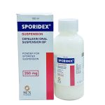 Sporidex Suspension 250mg/5ml (Cefalexin)