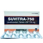Suvitra 750mg Tablet (Levetiracetam) x30