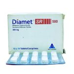 Diamet SR 500mg Tablet (Metformin) x100