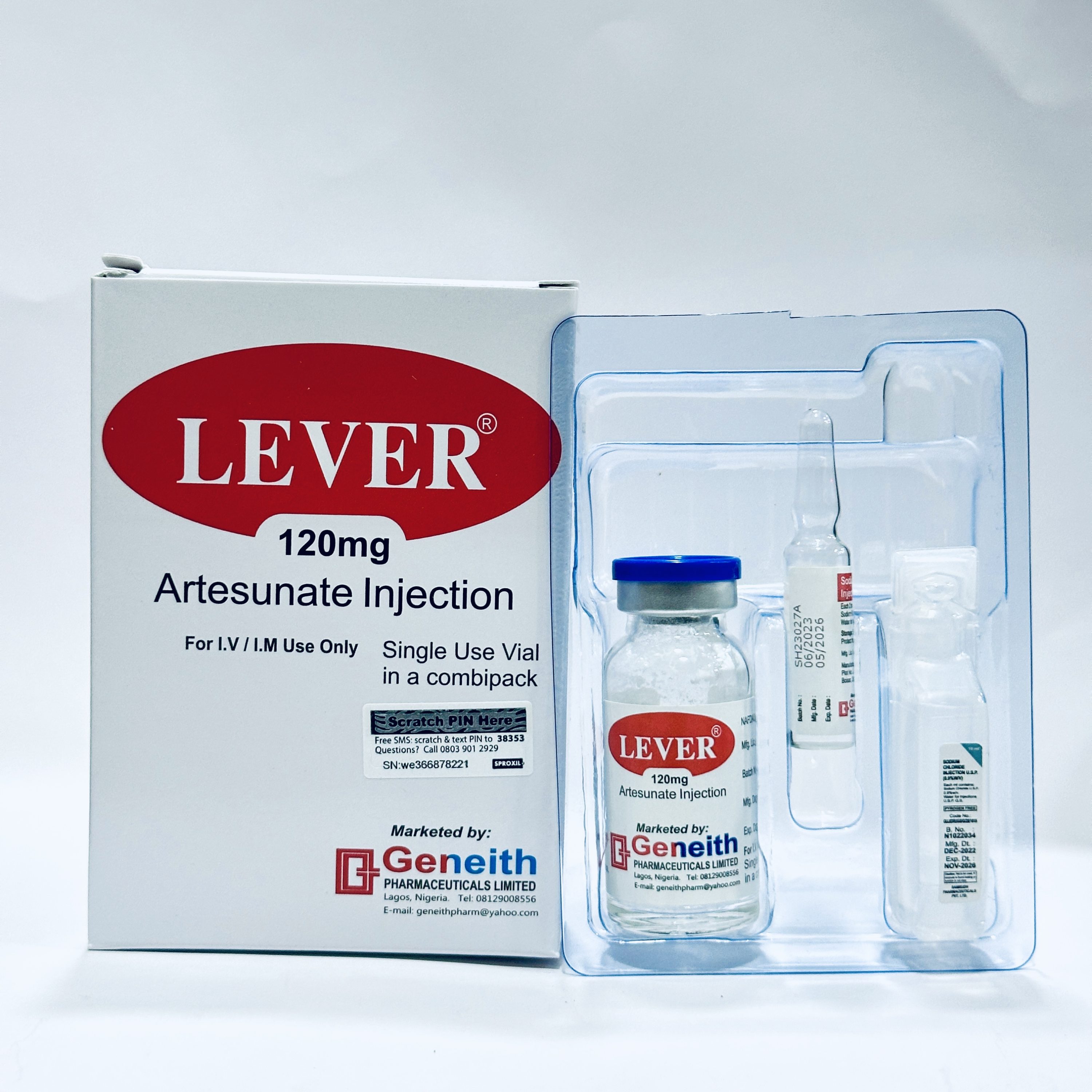 Artesunate injection 120mg