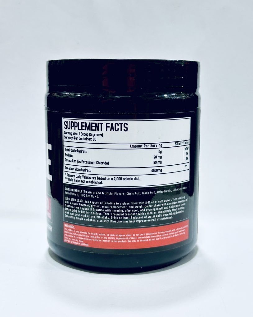 Nutrtech Creatine Fact