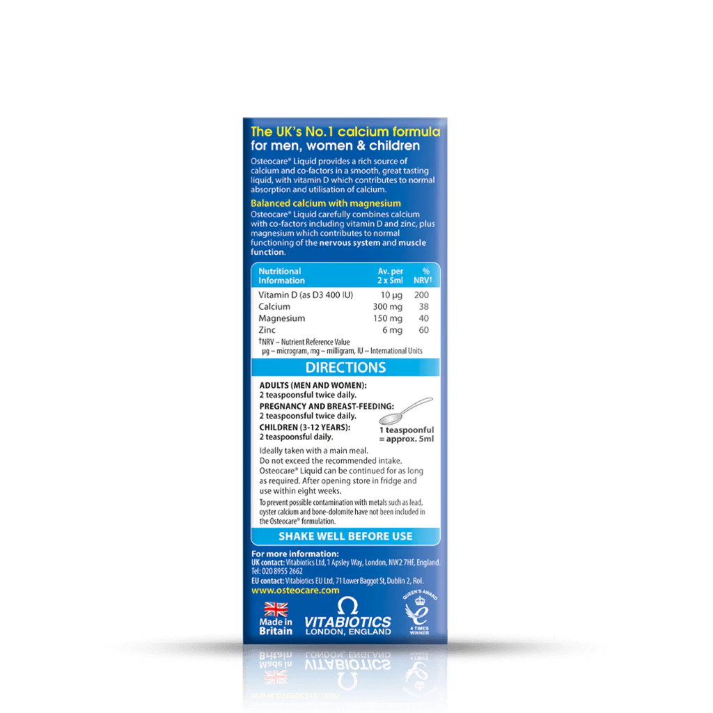 osteocare liquid back