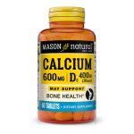 Mason Natural Calcium 600 mg plus Vitamin D3 Tablets