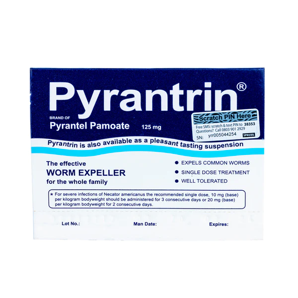 Pyrantrin Pyrantel Pamoate