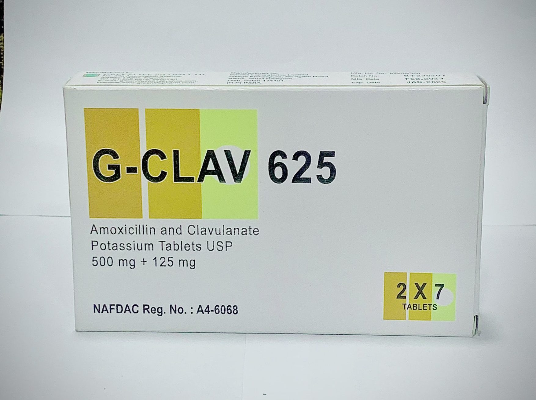 G clav 625
