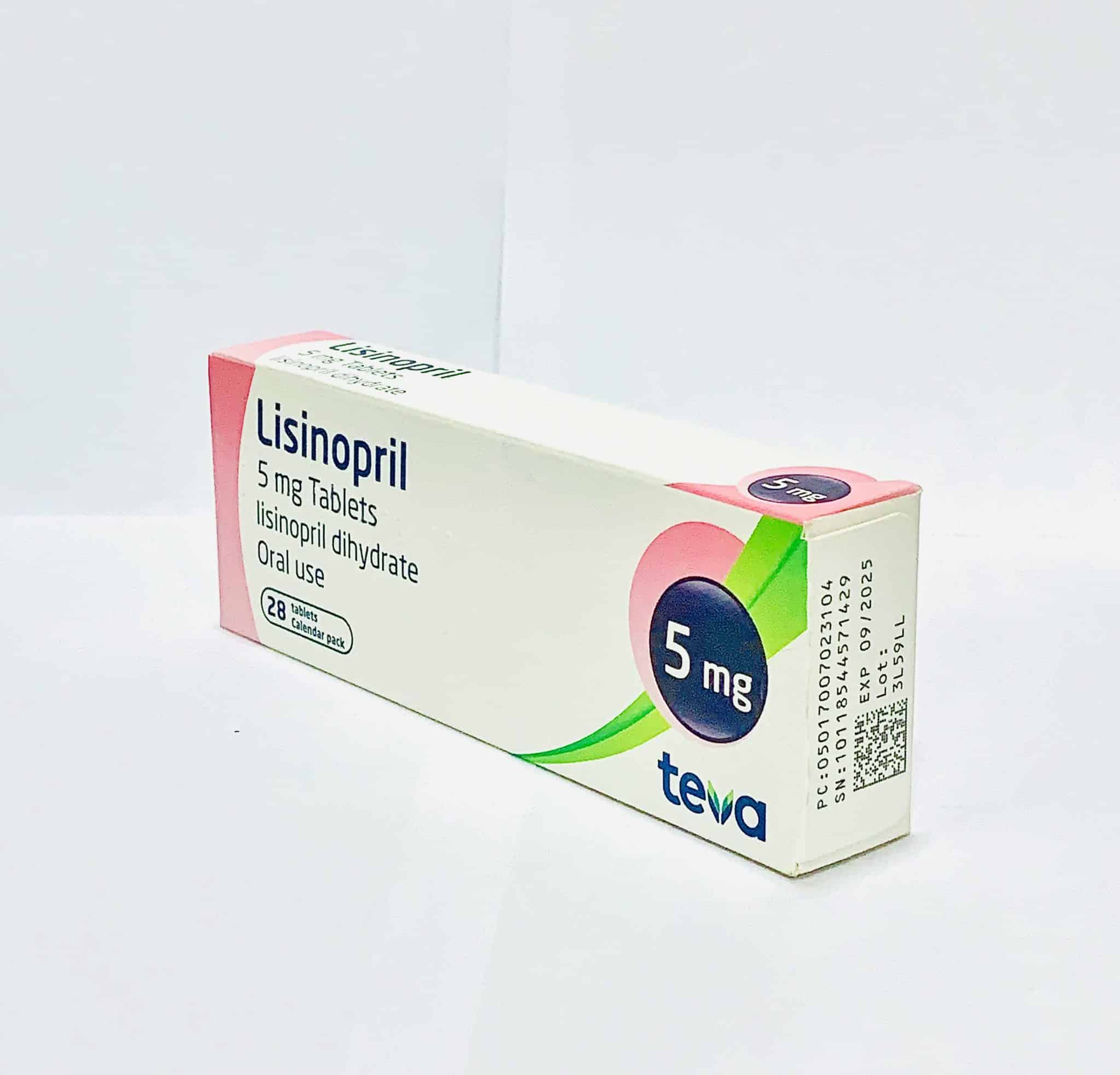 Teva Lisinopril 5mg