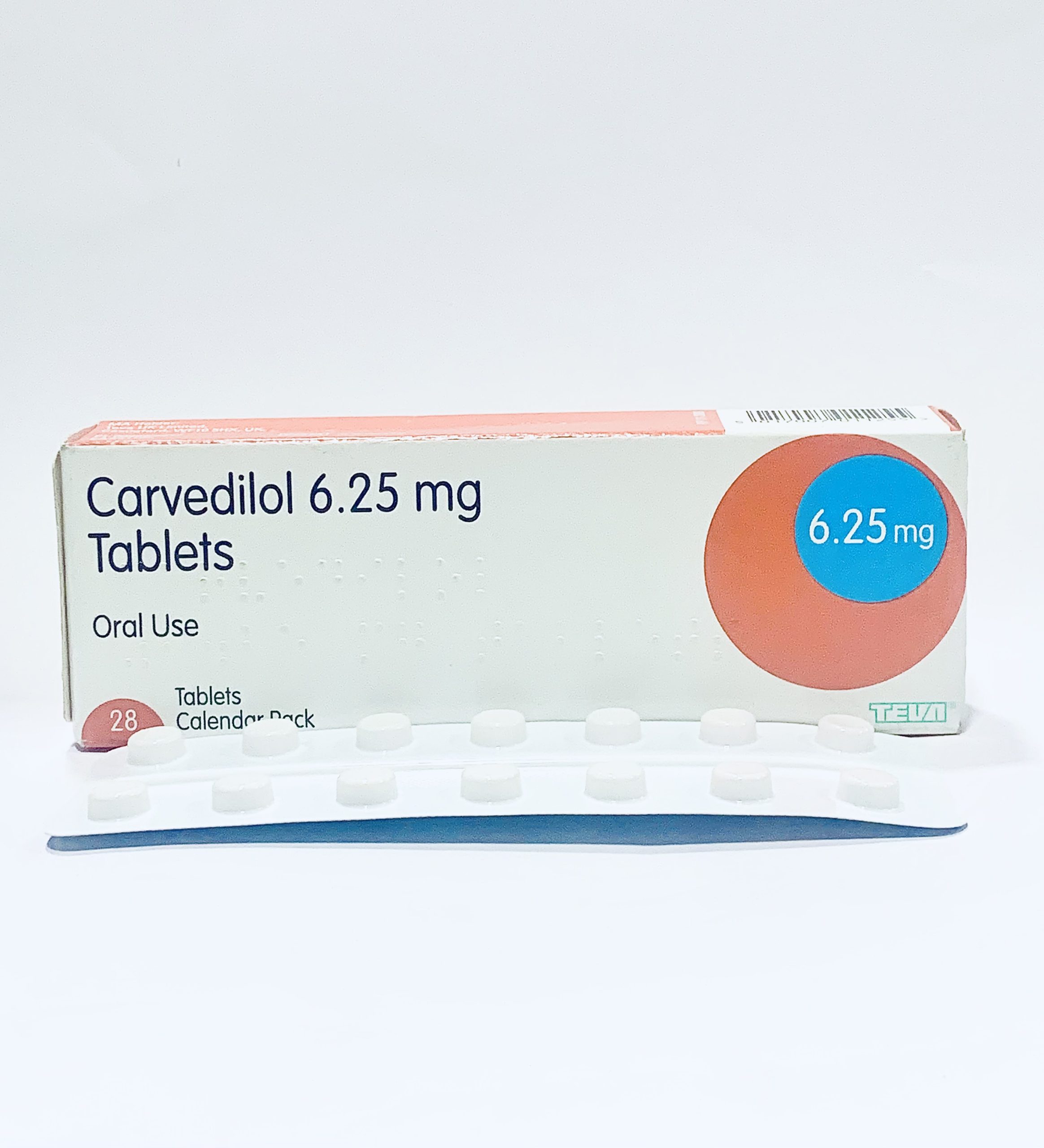 Teva Carvedilol 6.25mg