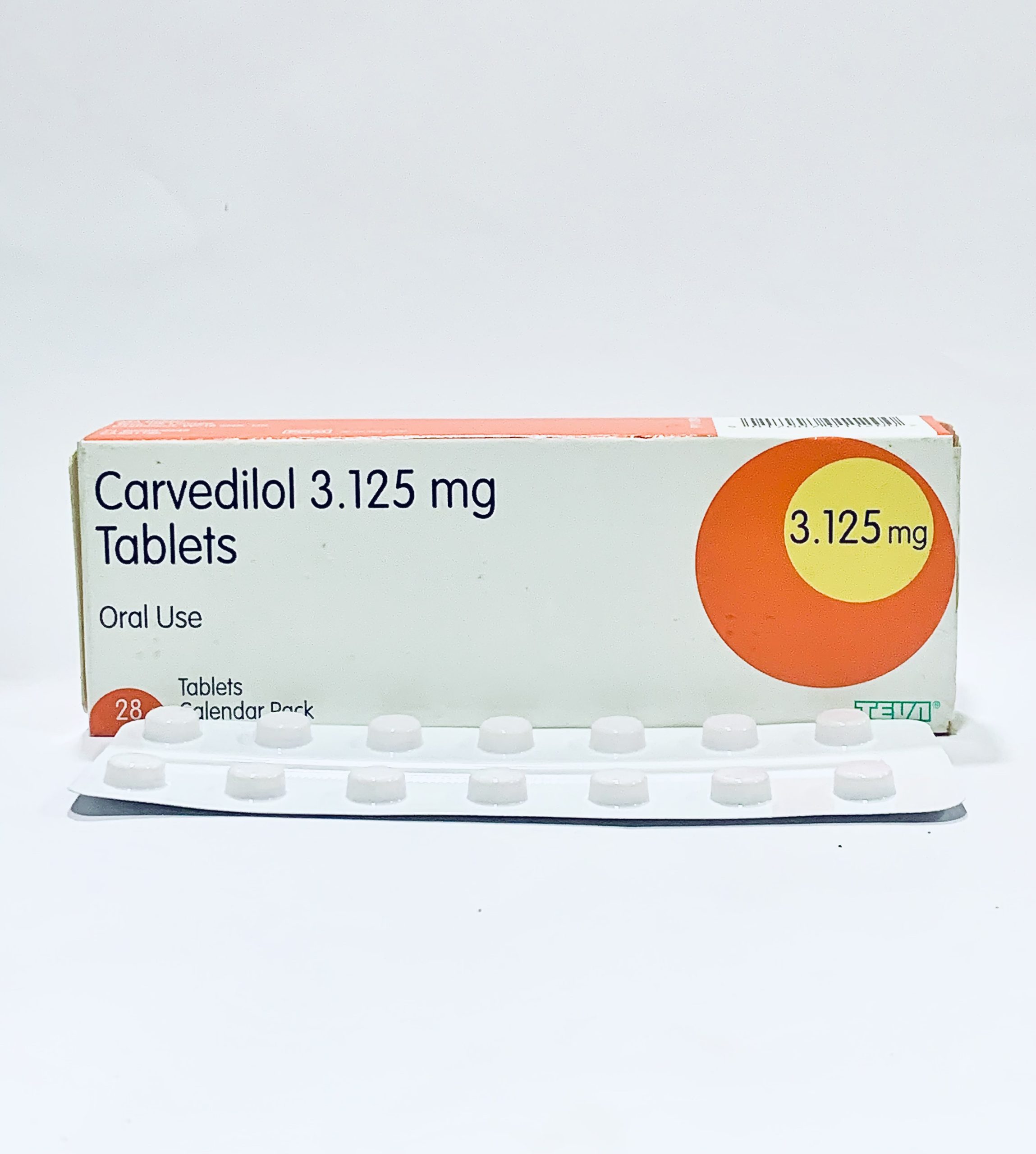 Carvedilol 3.125mg Tablet