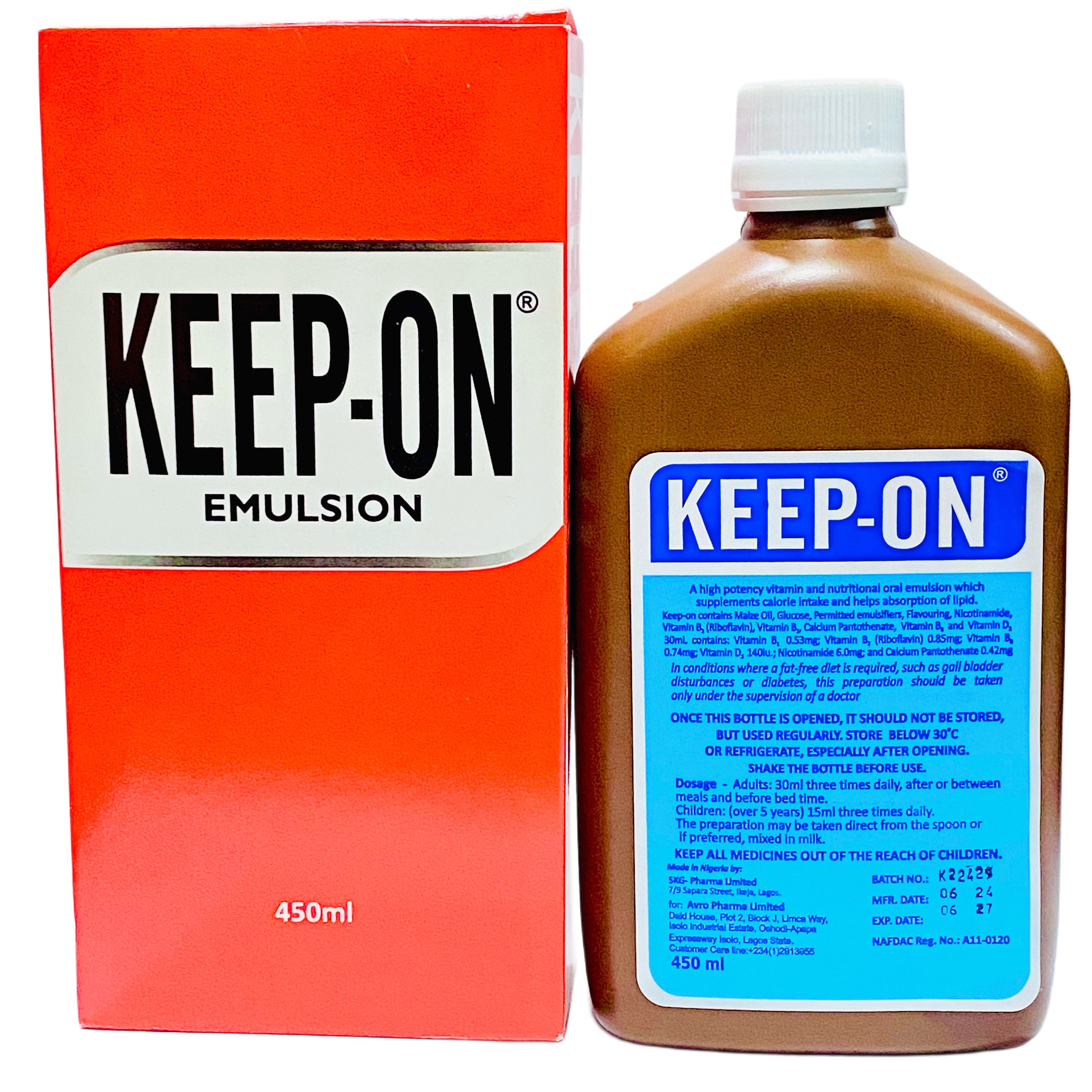 Keep-on Emulsion