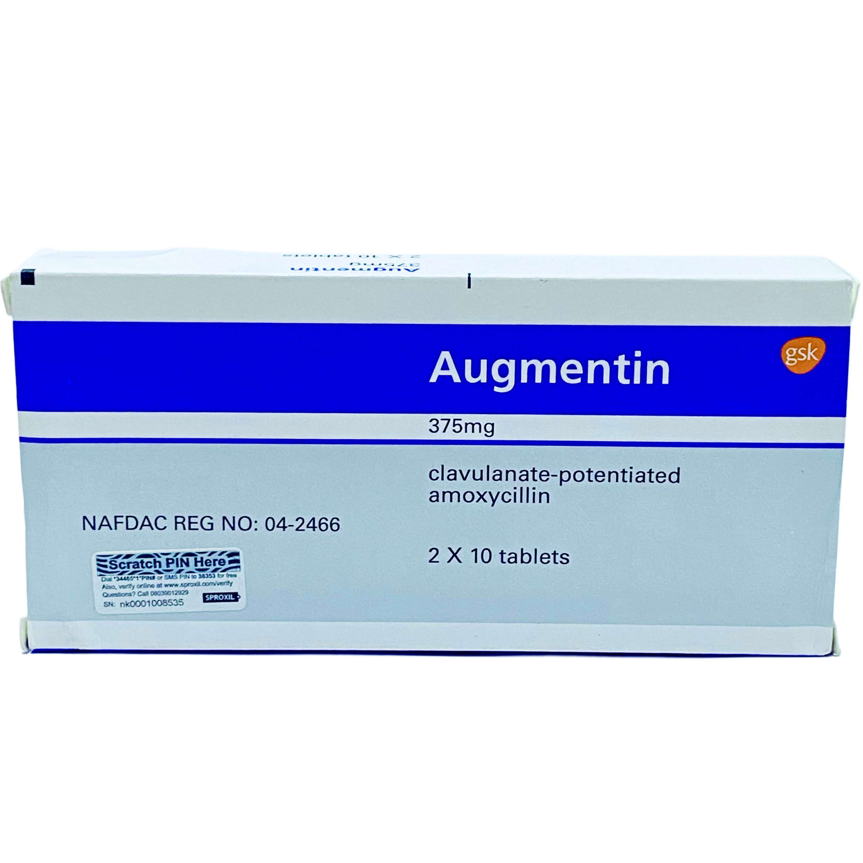 Augmentin 375mg Tablet