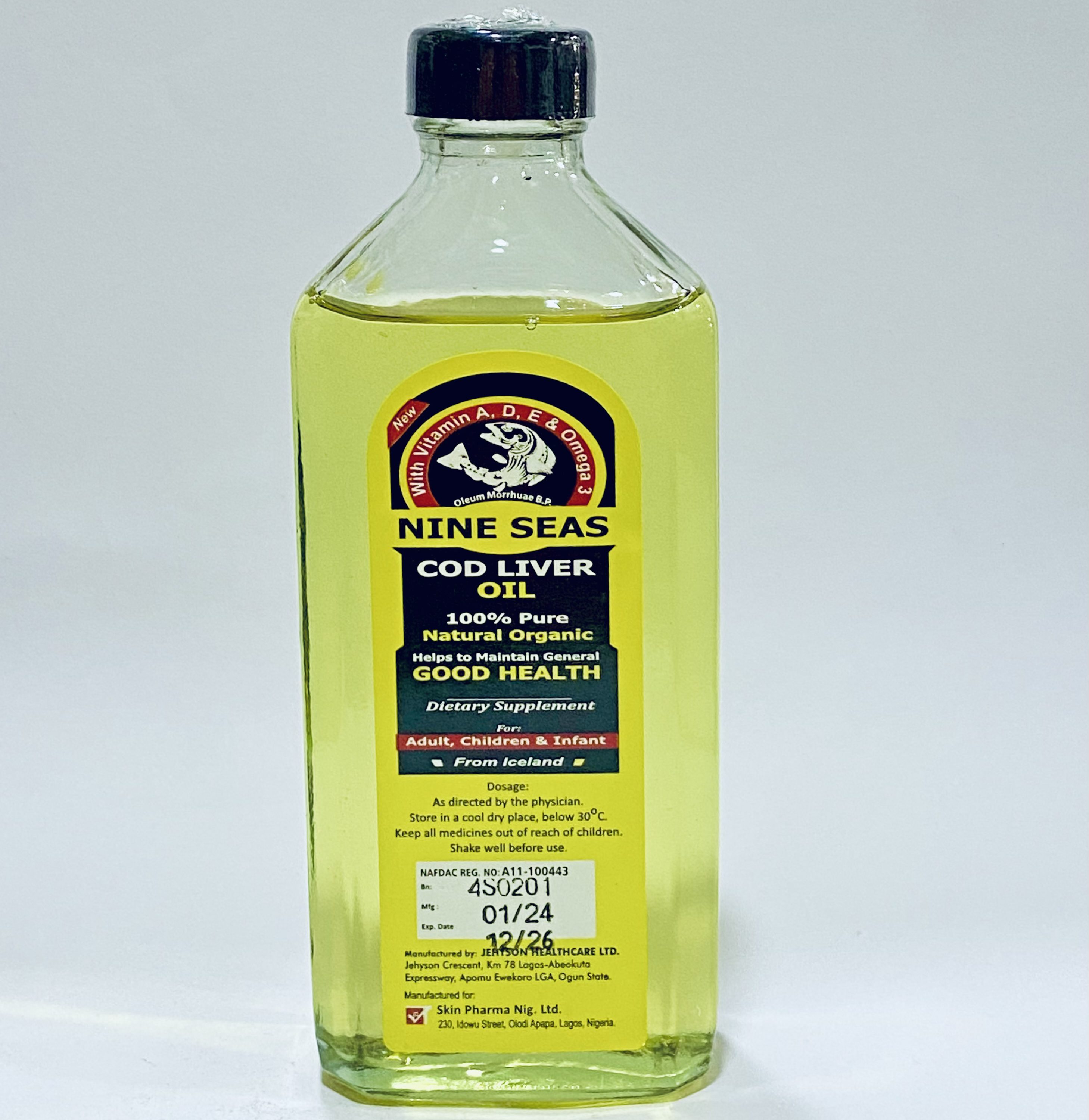 Nine Seas Cod Liver Oil Bottle
