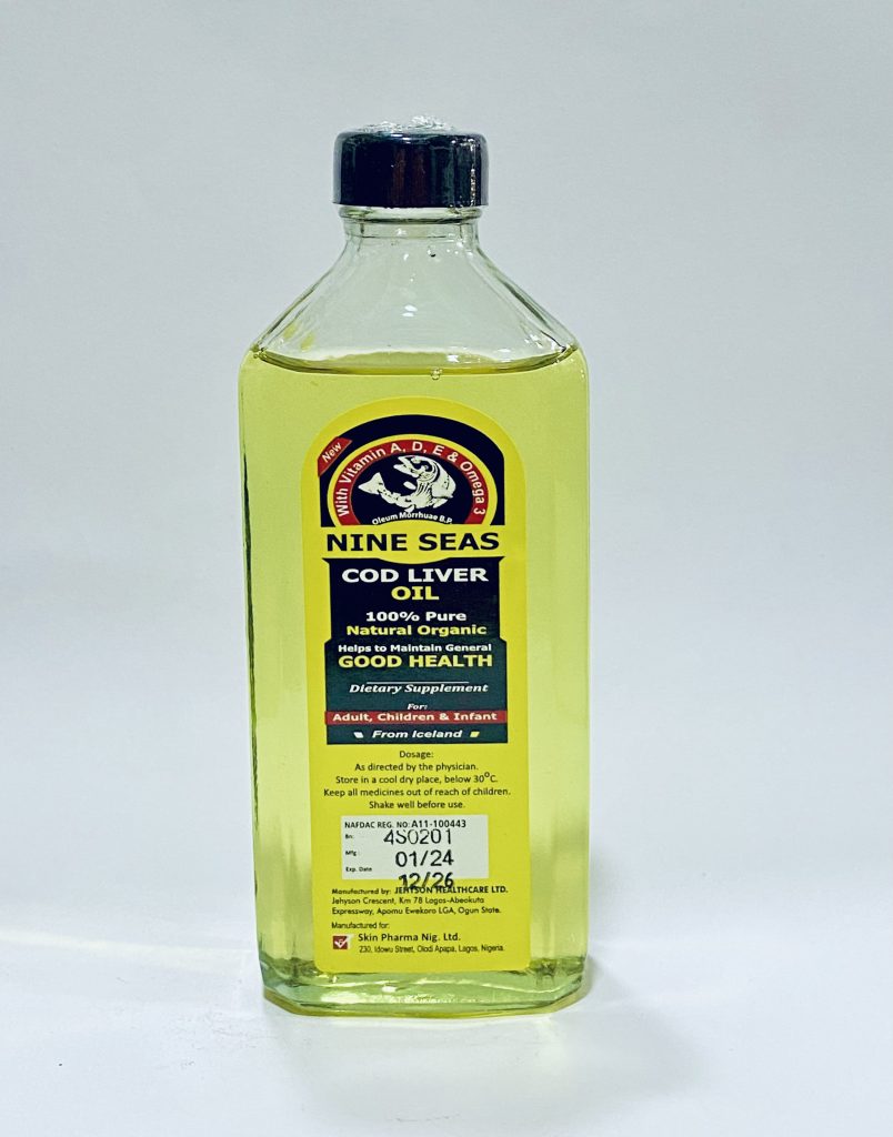 Nine Seas Cod Liver Oil Bottle