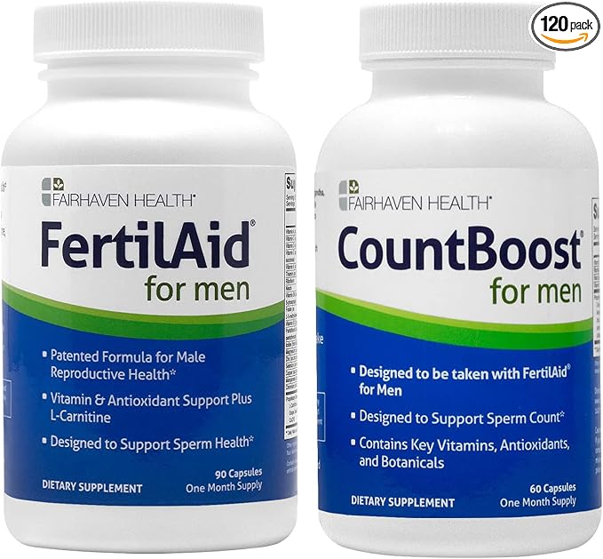 FertilAid for Men and Countboost Combo